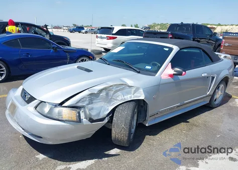 2001 Ford Mustang из США, поврежденный, VIN 1FAFP44451F208230